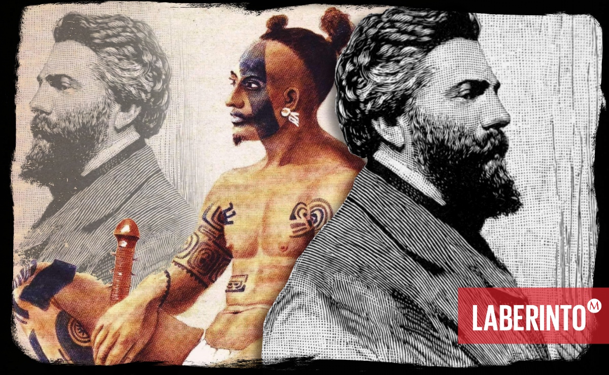 Herman Melville, autor de Typee: A Peep at Polynesian Life. (Montaje: Ángel Soto)