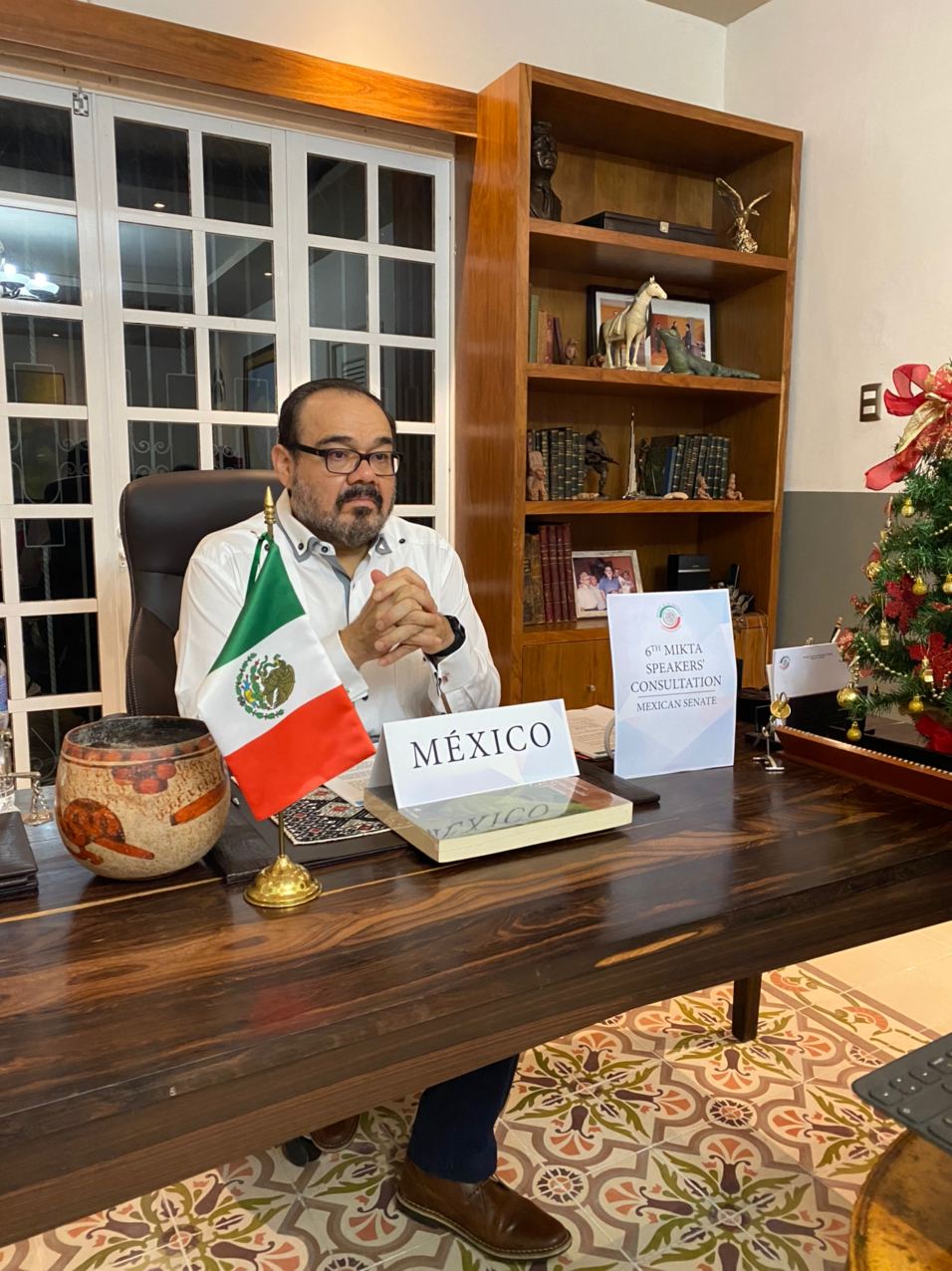 El vicepresidente del Senado, Jorge Carlos Ramírez Marín. (Especial)