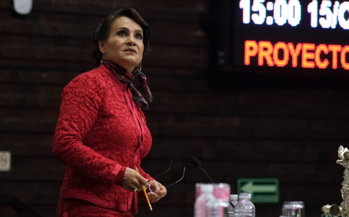 Dolores Padierna, vicepresidenta de la mesa directiva en la Cámara de Diputados. (Cuartoscuro)