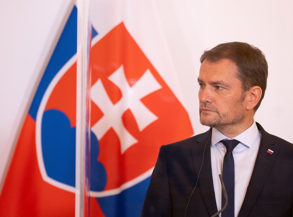 El primer ministro de Eslovaquia, Igor Matovic. (AFP)