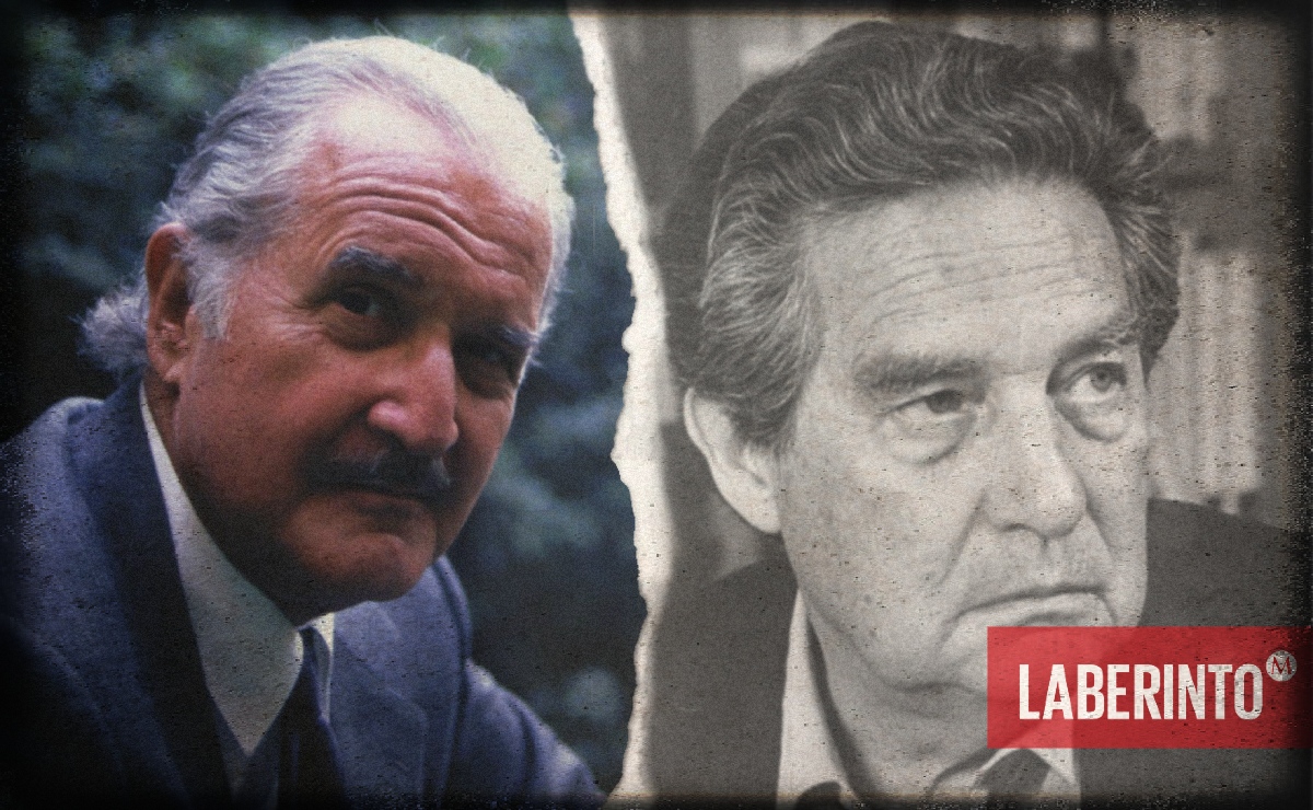 Los escritores mexicano Carlo Fuente y Octavio Paz (Archivo MILENIO)