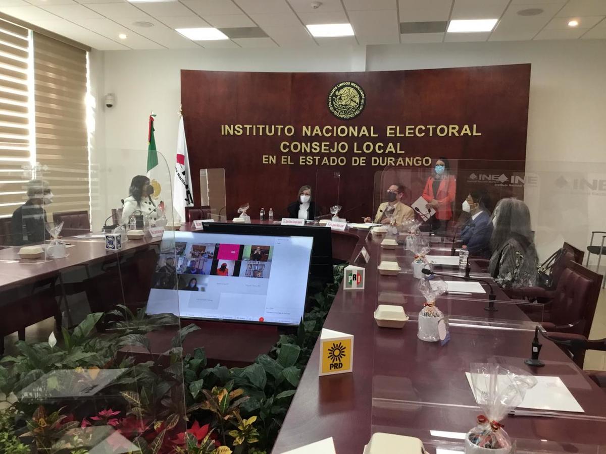 La mañana de este viernes se realizó la segunda sesión ordinaria del Consejo Local del INE. (Especial)