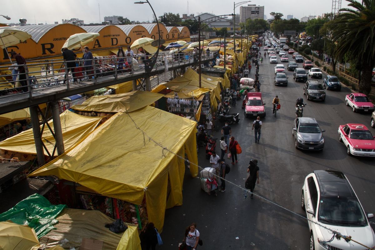 Mercado de Sonora en la Ciudad de México durante la pandemia de covid-19. (Cuartoscuro)