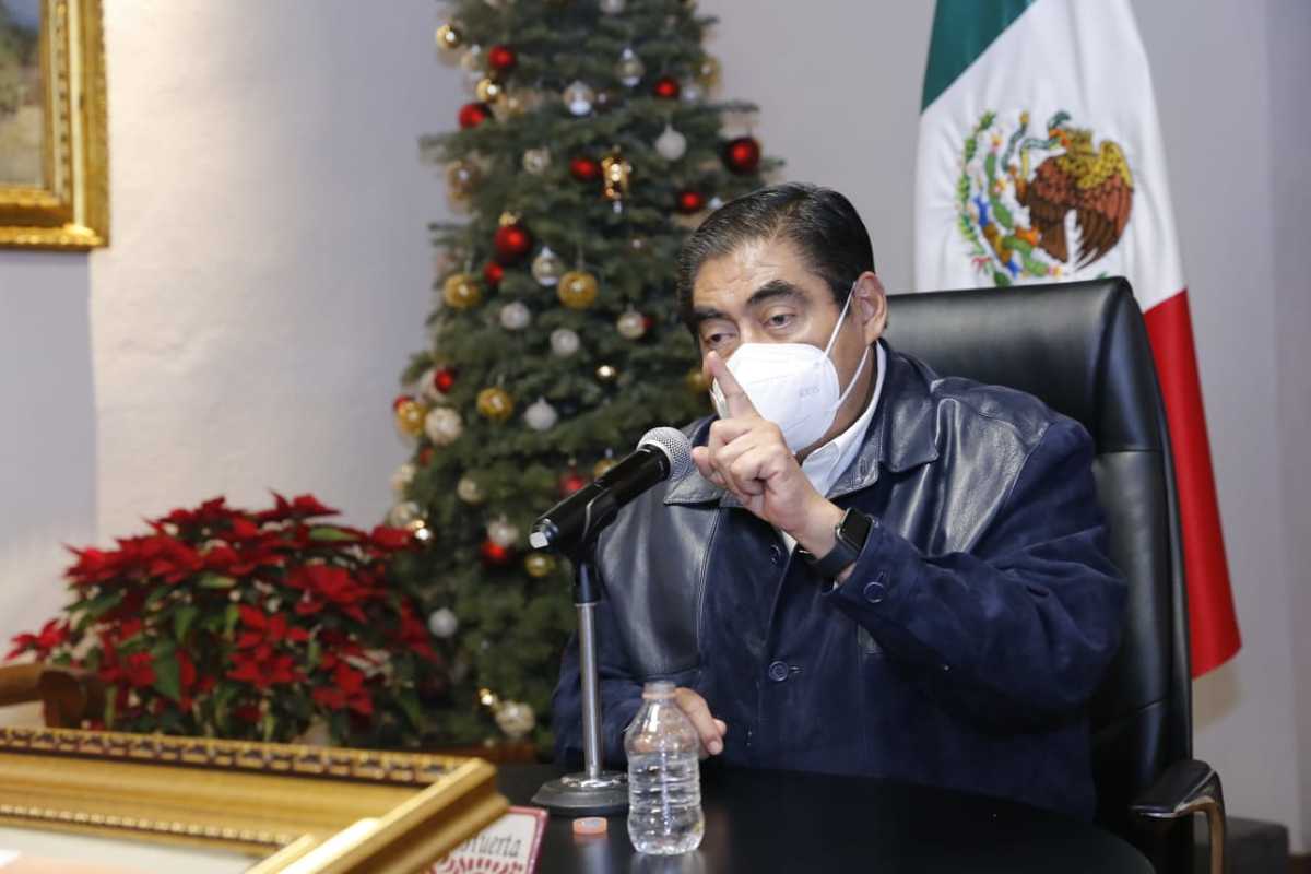 Miguel Barbosa Huerta, gobernador de Puebla. (Especial)