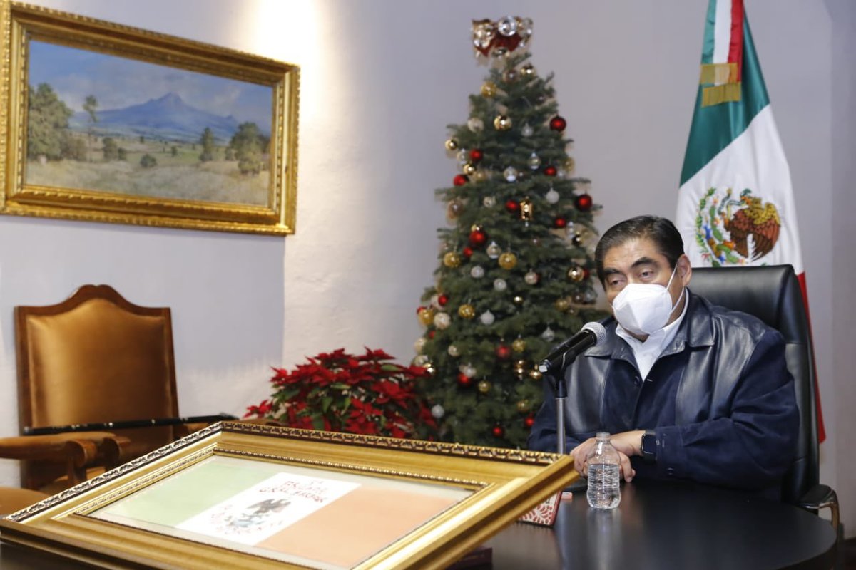 Miguel Barbosa Huerta, gobernador de Puebla. (Especial)
