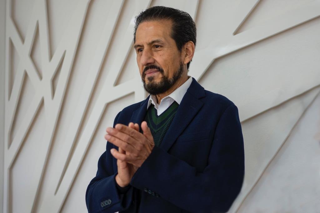 Alfonso Esparza Ortiz, rector de la BUAP. (Jaime Zambrano)