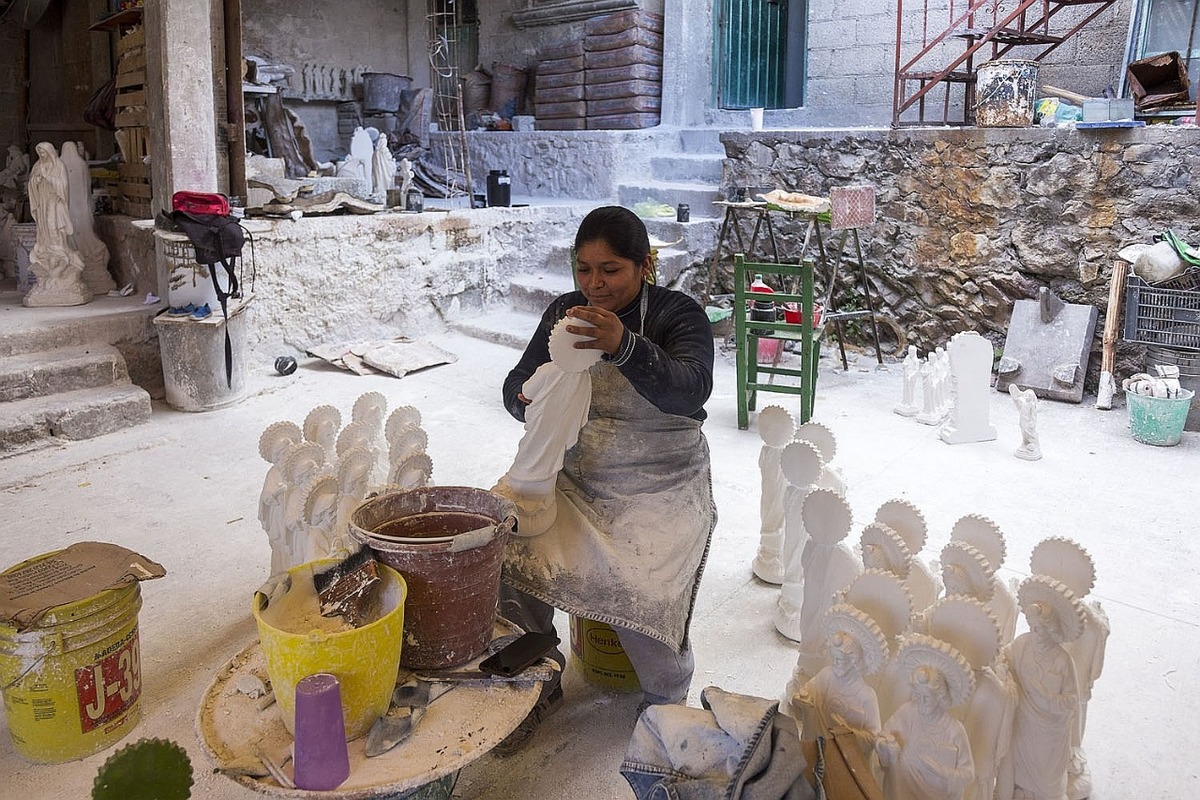 Santiago Acatlán, tierra de nacimientos navideños. (Andrés Lobato)
