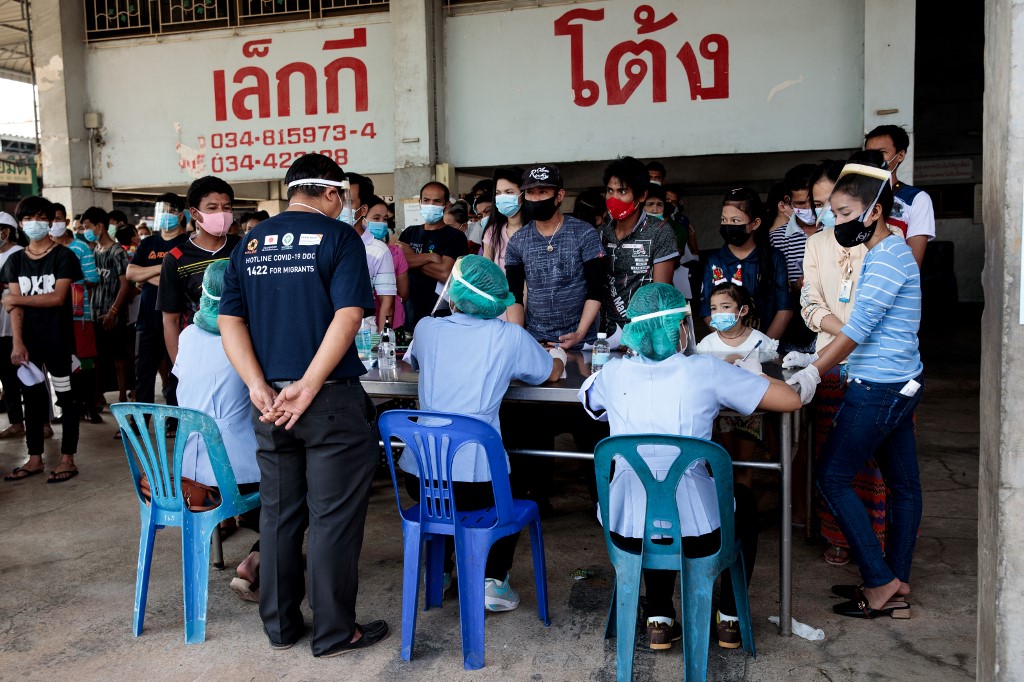 Tailandia había tenido un control estable de la pandemia de covid-19. (AFP)