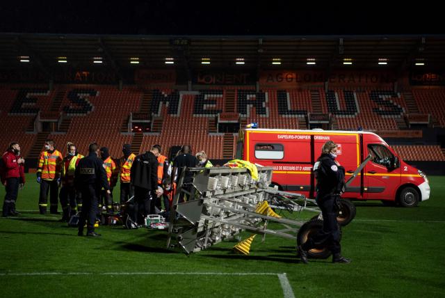 Jardinero muere en estadio del Lorient (AFP)