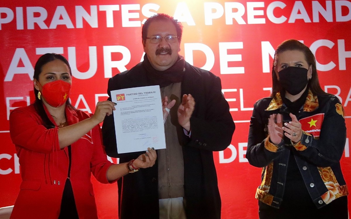 El petista aseguró que están al 100 por ciento con el presidente López Obrador. (Twitter)