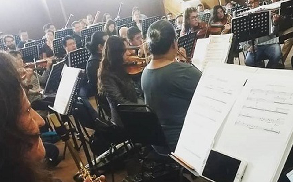 Durante un ensayo. (Especial)