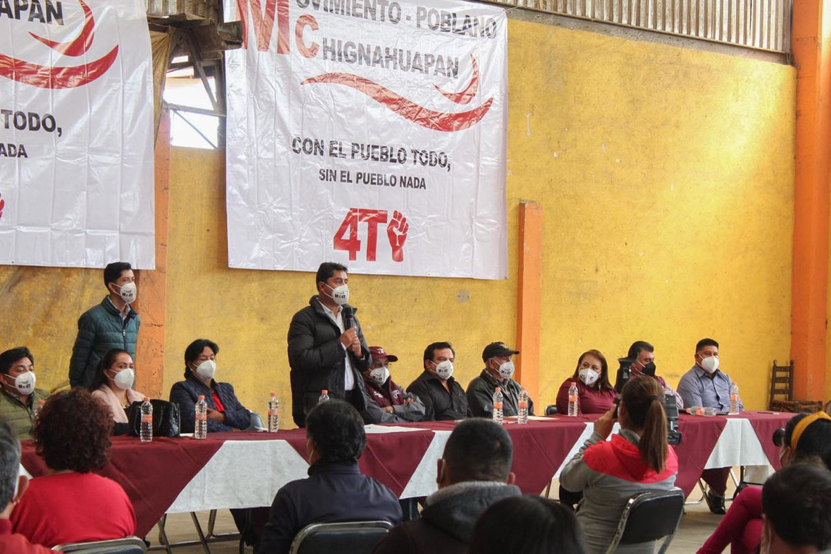 Manolo Camelia, líder del Movimiento Poblano por la 4T en Chignahuapan | Especial