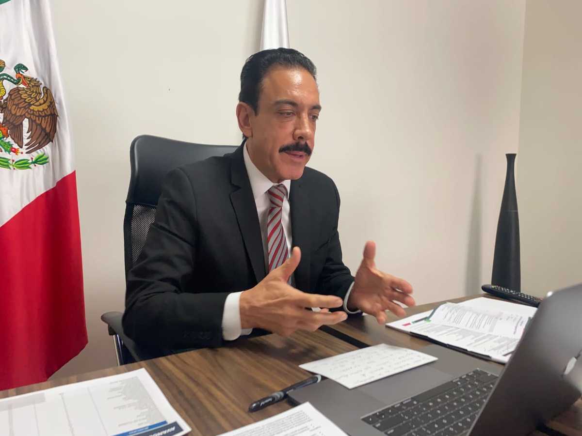Omar Fayad durante la reunión del Consejo Nacional de Seguridad Pública. (Especial)