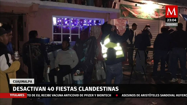 En CdMx, suspenden 40 fiestas clandestinas en Cuajimalpa pese a covid-19