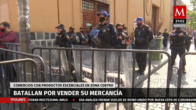 A media cortina, siguen ventas en Centro de CdMx pese a semáforo rojo