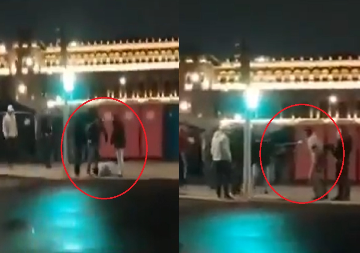 Policías llegaron al lugar para controlar la situación./ Especial