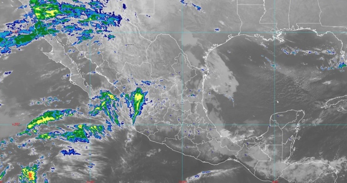 Pronóstico del tiempo en México.