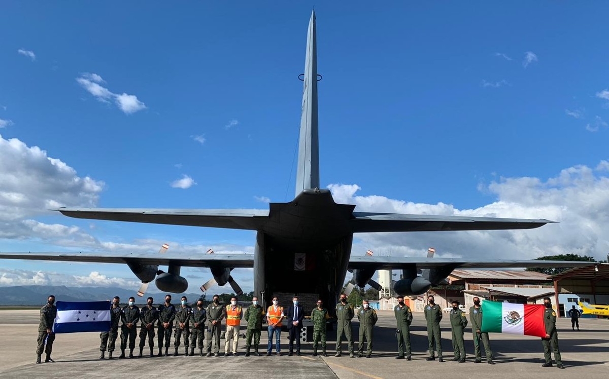 150 toneladas se destinó a Chiapas y Tabasco; 21 para Guatemala; y 26.5 a Honduras. (Twitter)
