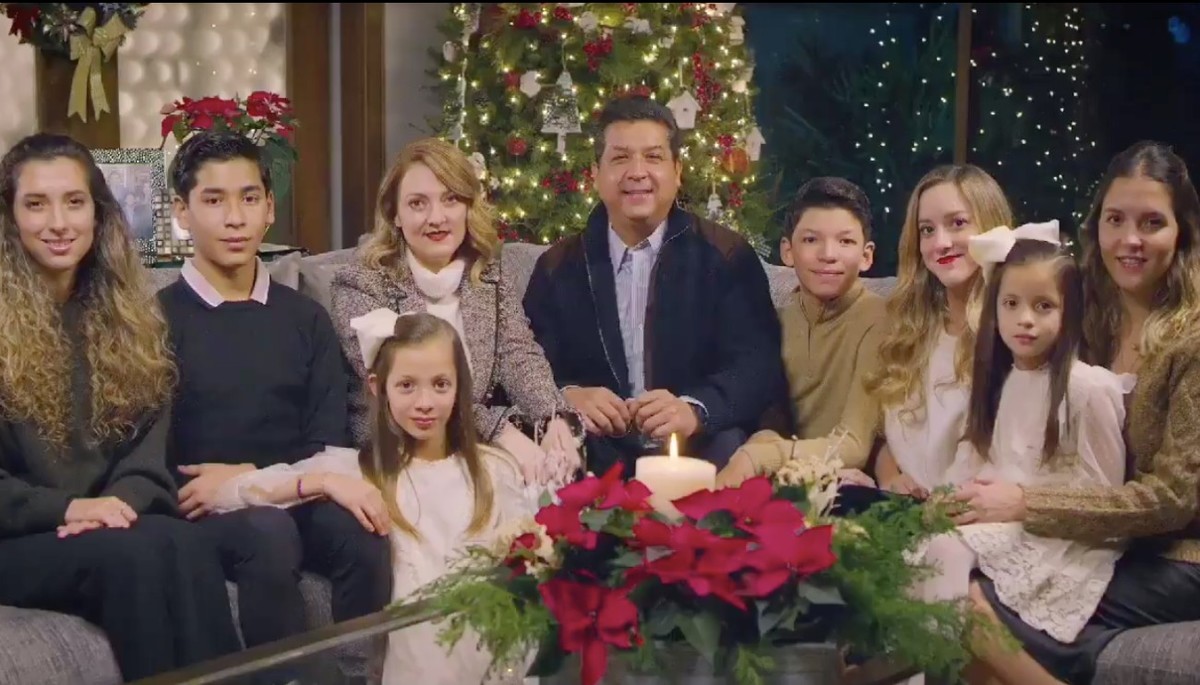 Francisco García Cabeza de Vaca y su familia. (Cortesía)