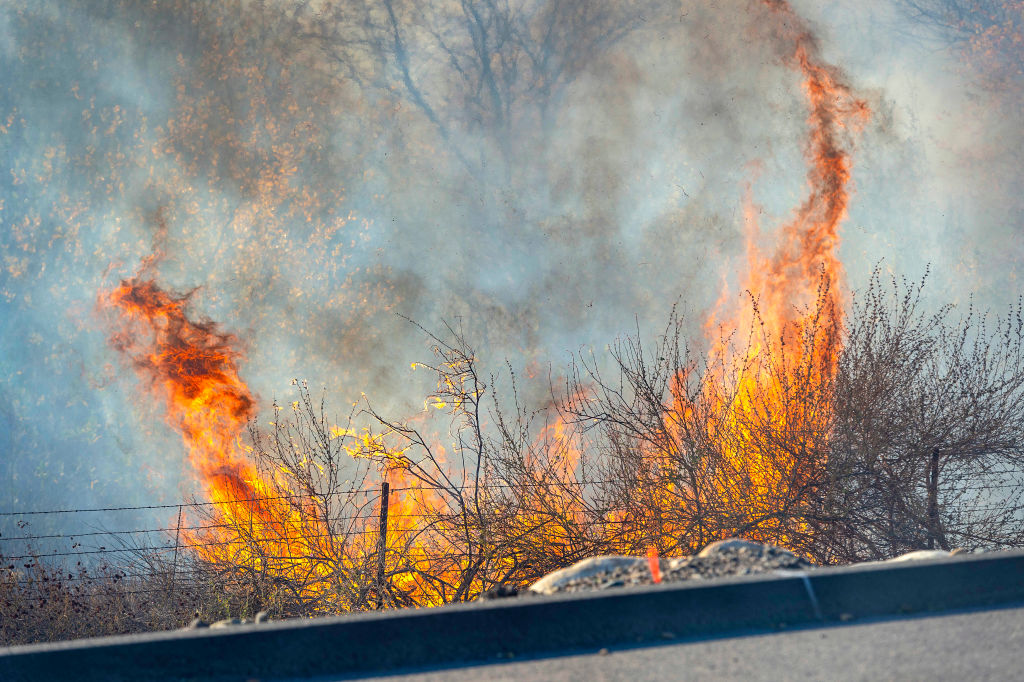 Incendio en California durante el mes de diciembre, 2020.
