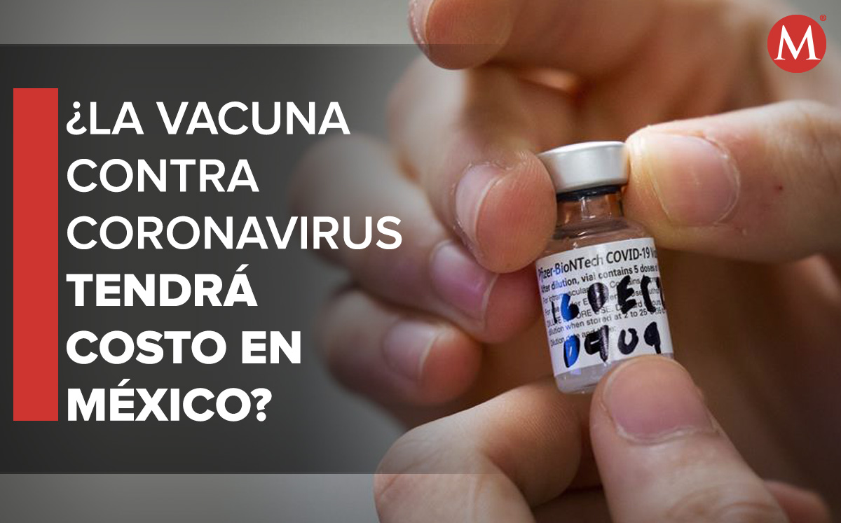 ¿La vacuna contra coronavirus en México tendrá costo?