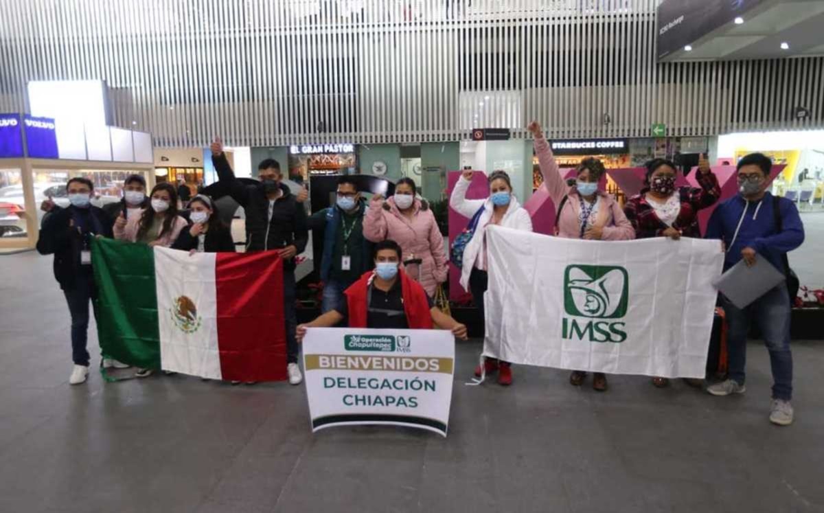 Llegan brigadas médicas del IMSS a CdMx para apoyar en combate a pandemia