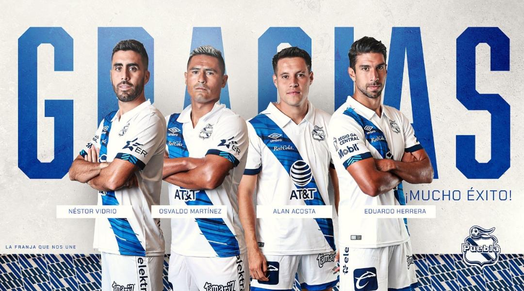 Salida y baja del plantel de cuatro elementos. (@ClubPueblaMX)