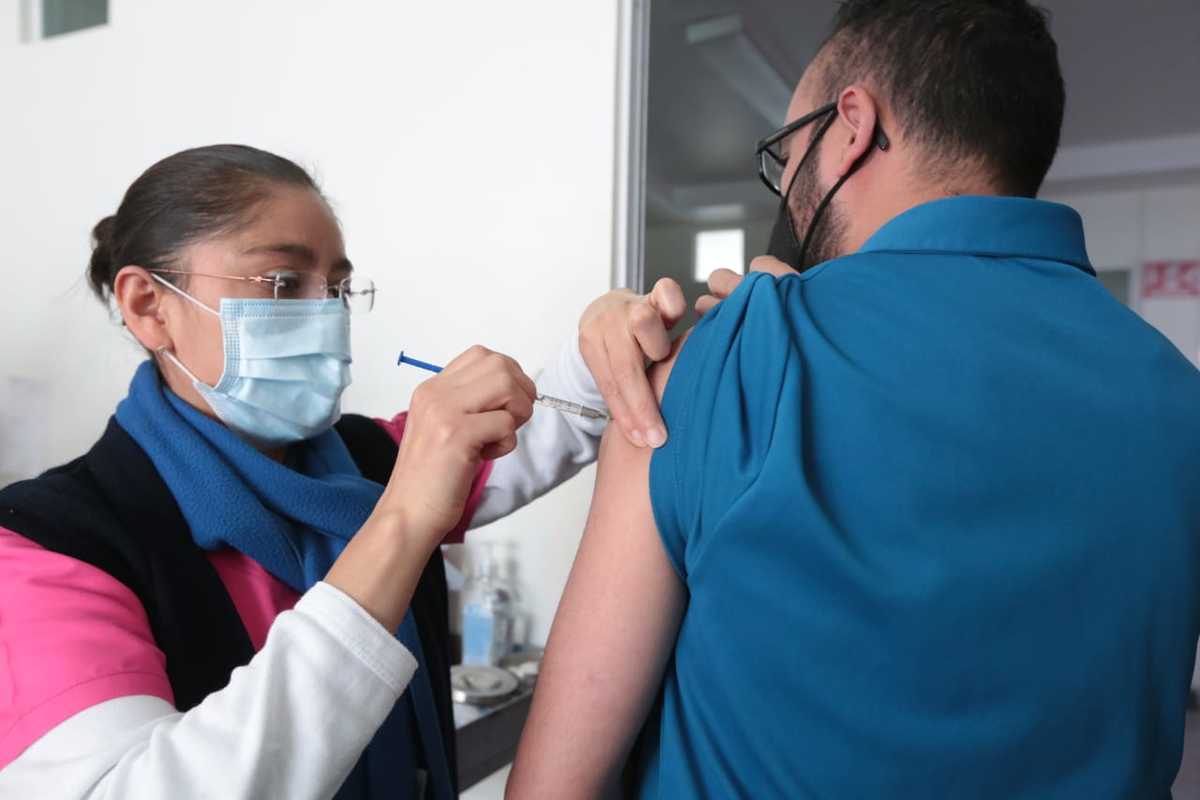 En cada uno de los sitios seleccionados se contará con 10 módulos de vacunación. (Tania contreras)
