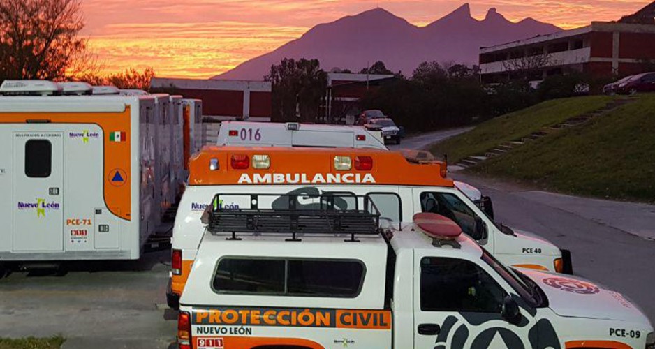 Protección Civil de Nuevo León. Foto: Especial.