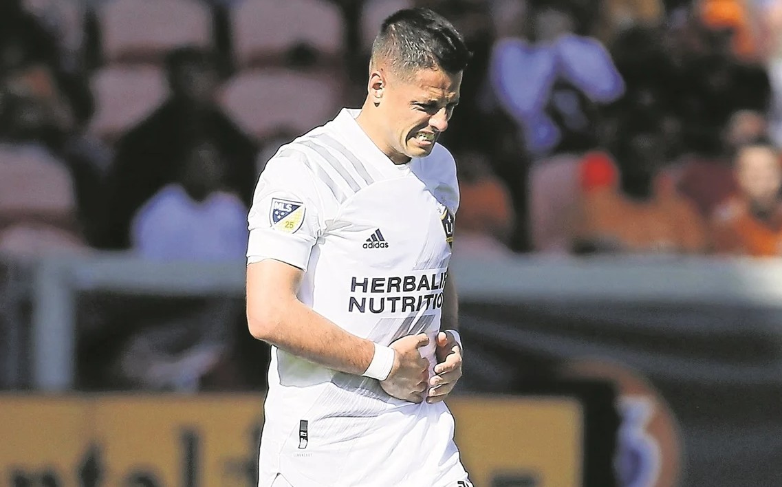 Javier Hernández, jugador de LA Galaxy (AFP)