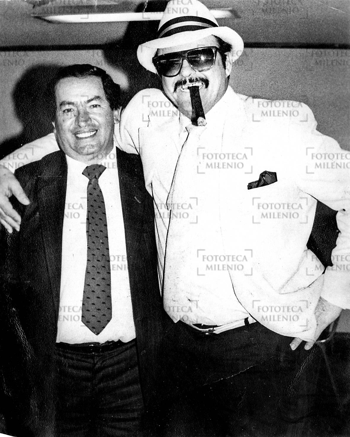 Jorge Bermejo y Mike Brito, el hombre que descubrió al Toro Valenzuela (FOTOTECA MILENIO)