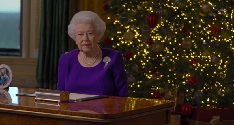 Reina Isabel II en su mensaje de Navidad 2020. | Youtube
