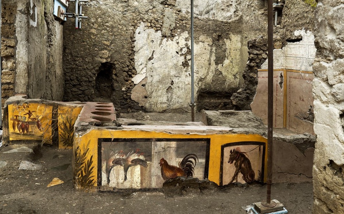 Descubren una especie de fast-food antiguo en Roma (AFP)