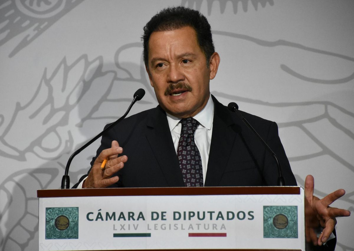 Ignacio Mier, líder parlamentario de Morena, destacó las reformas que ha promovido el partido en la Cámara de Diputados. (Cuartoscuro)