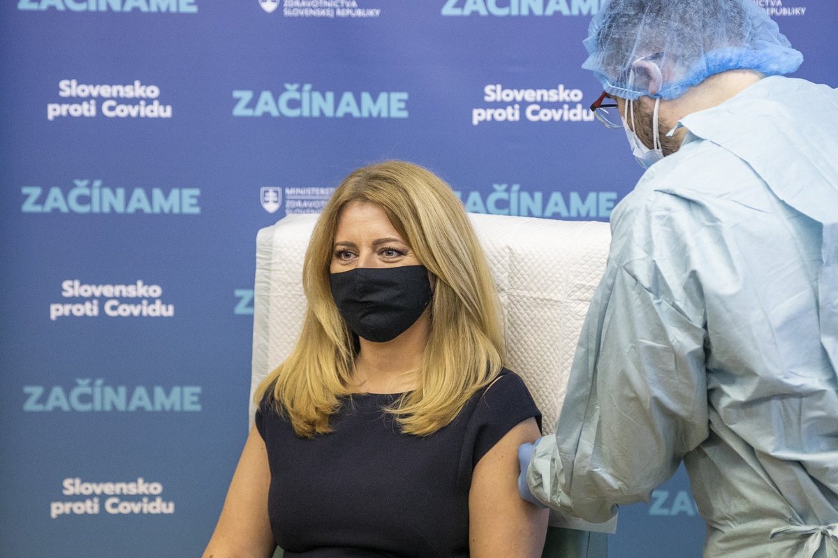 La presidenta de Eslovaquia, Zuzana Caputova. (Tomada de @ZuzanaCaputova)