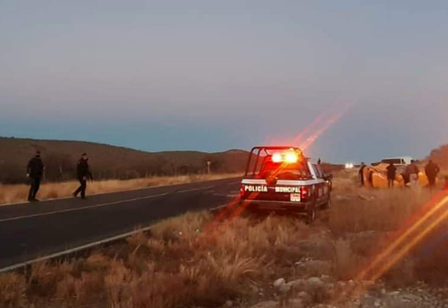 Accidente en la carretera Durango- Torreón. (Notivox Digital)