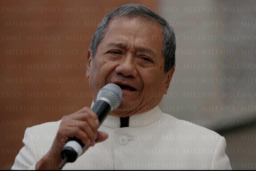 Armando Manzanero; en sus visitas a Puebla. (Andrés Lobato)