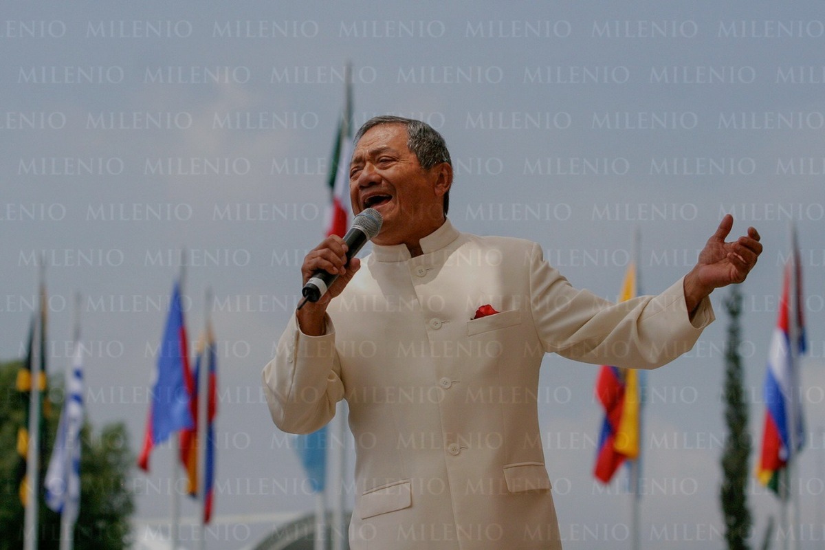 Armando Manzanero; en sus visitas a Puebla. (Andrés Lobato)