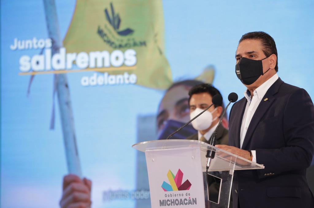 El gobernador de Michoacán, Silvano Aureoles Conejo. (Jocelyn Estrada)