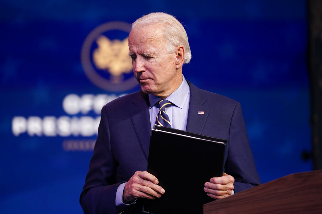 Joe Biden será investido como presidente el próximo mes, aunque Trump se niegue a su victoria. (AP)