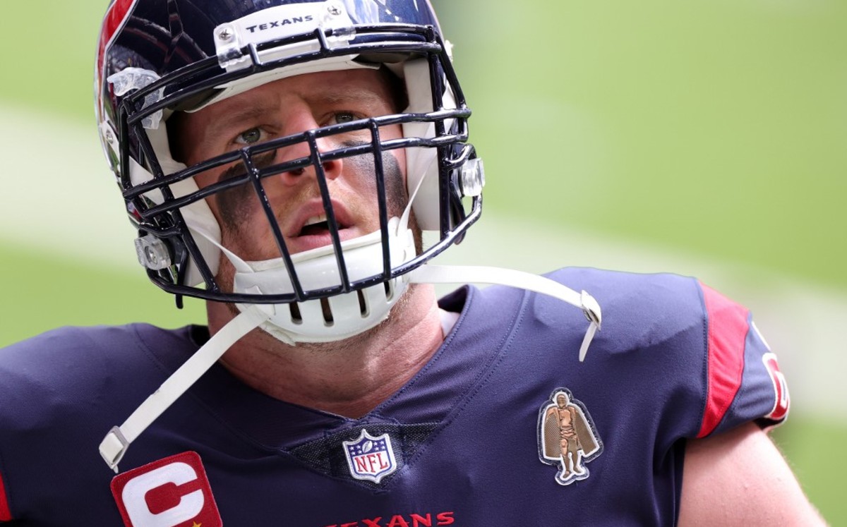 Justin James Watt, jugador de Houston Texans (AFP)