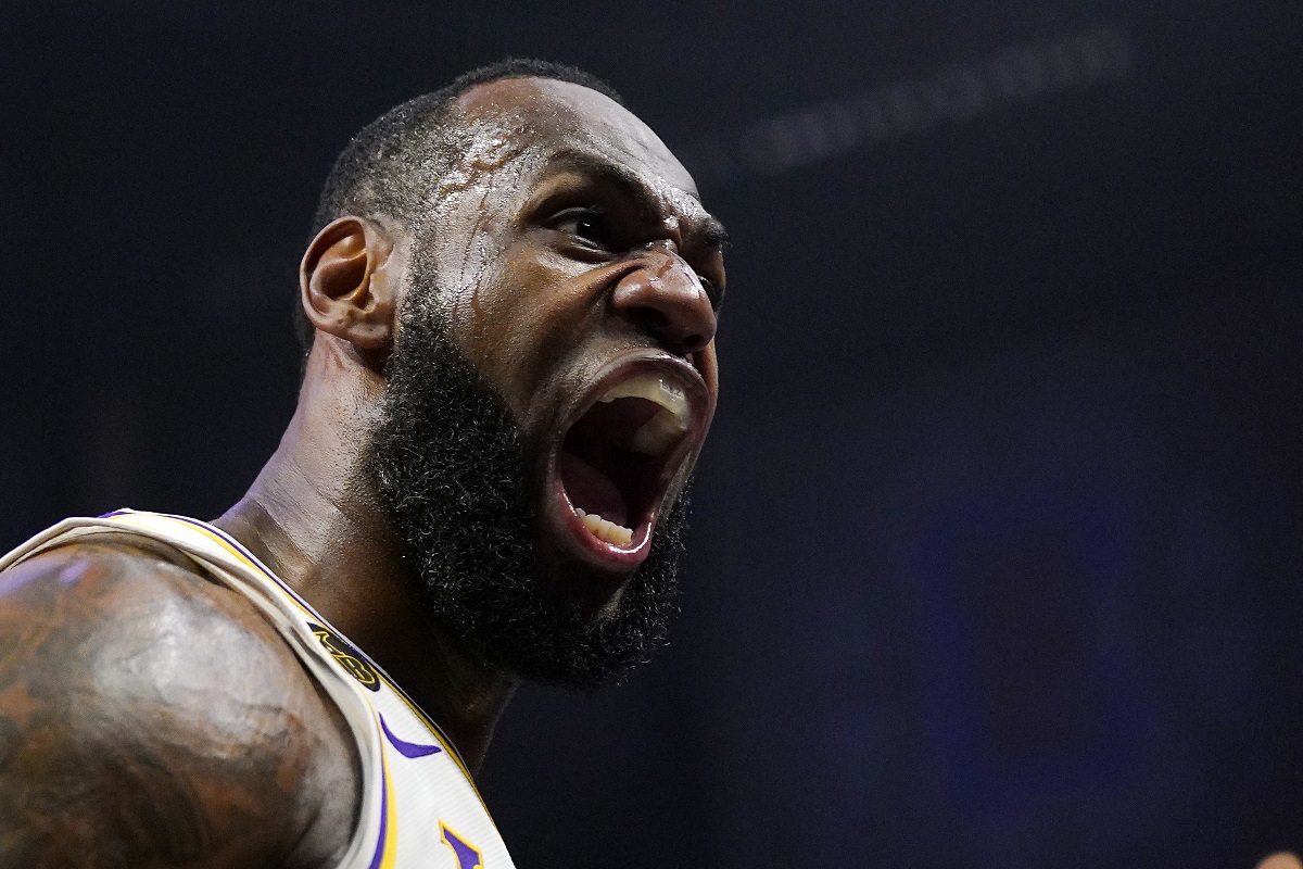LeBron James, jugador de Los Ángeles Lakers (AP)