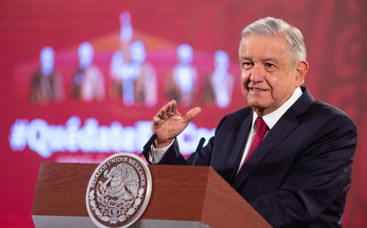 El presidente Andrés Manuel López Obrador en La Mañanera. (Cortesía)