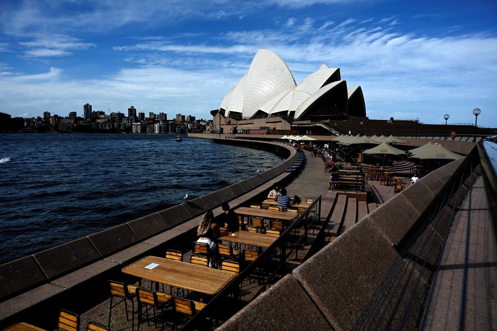 El aumento de casos de covid-19 en Australia se produce en medio del verano. (AFP)