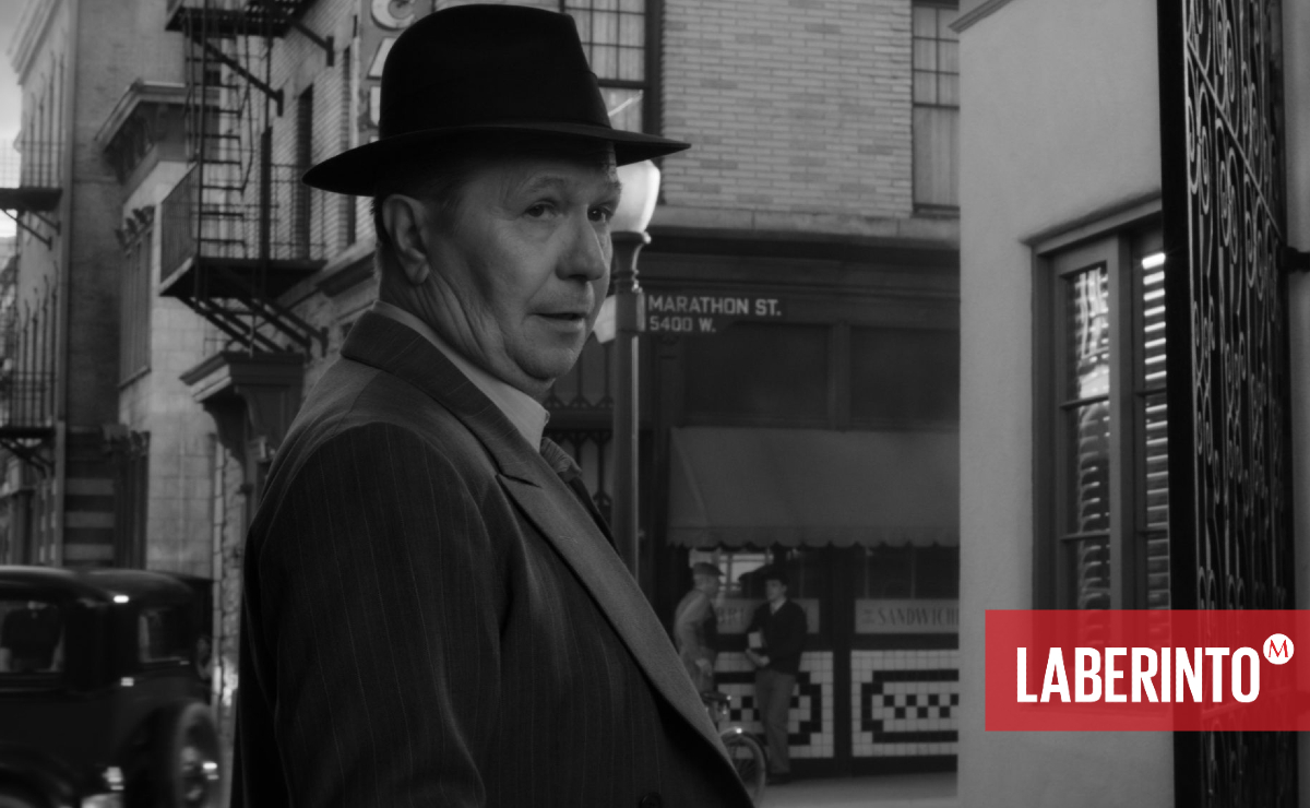 Gary Oldman interpreta al guionista Herman J. Mankiewicz en 'Mank'. (Netflix)