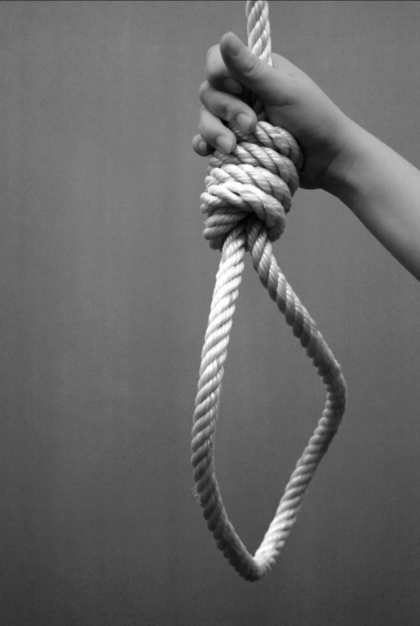 Imagen de dramatización de un suicidio. (Agencia Enfoque)