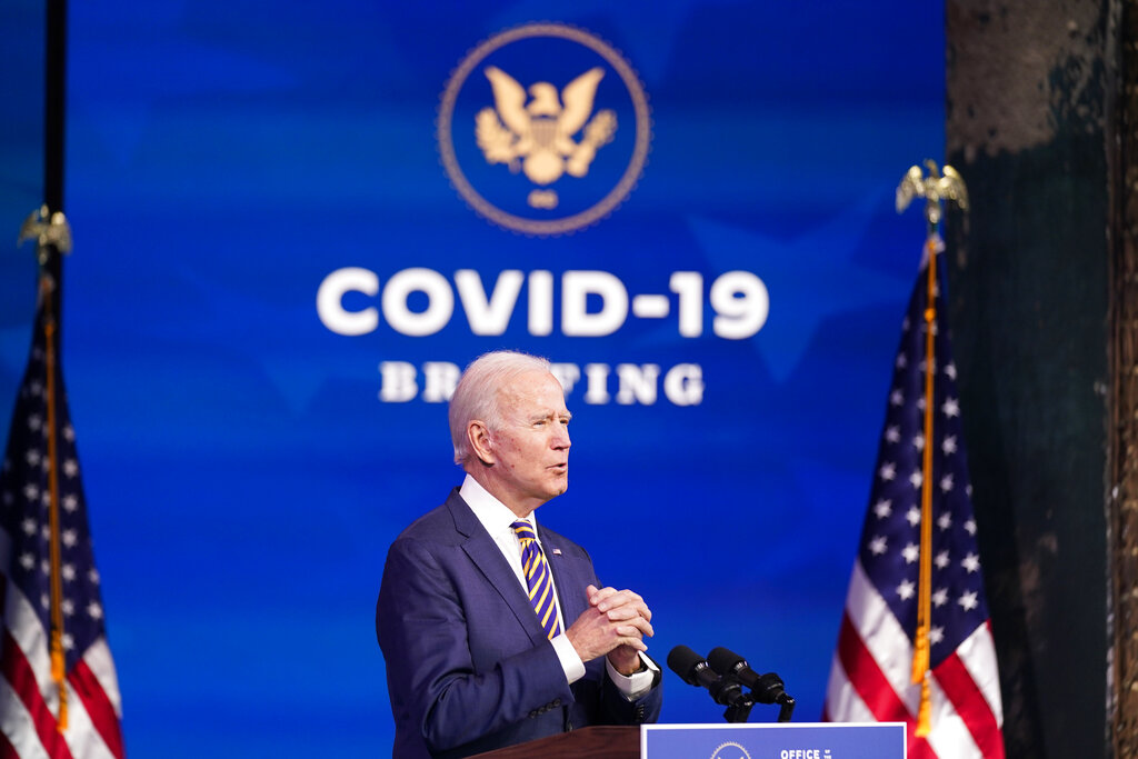 El presidente electo de Estados Unidos, Joe Biden, criticó la falsa promesa de la administración Trump. (AP)