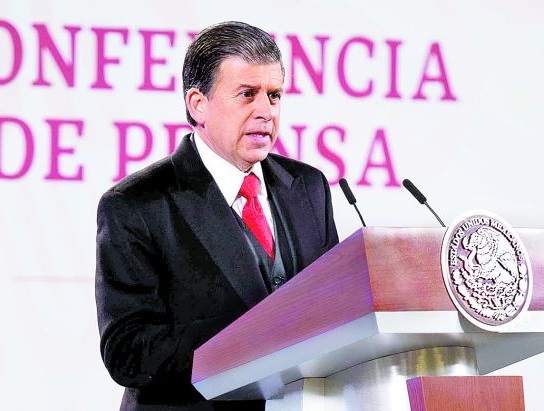 El titular del organismo durante una conferencia mañanera en Palacio Nacional. Especial