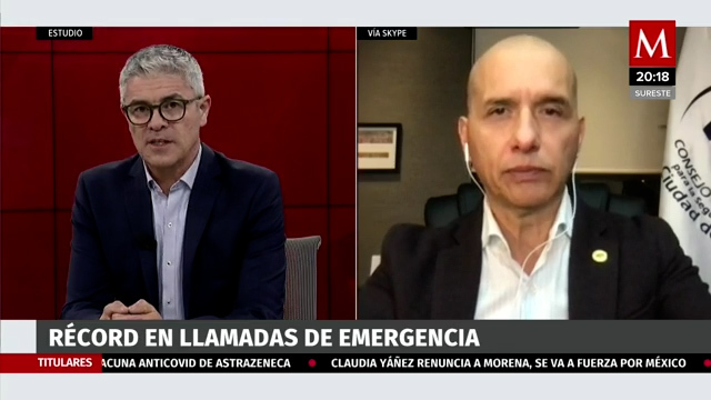 CdMx registro récord en llamadas de emergencia