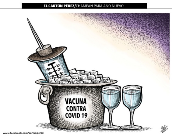 Champán para año nuevo